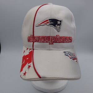 Rare 2001 AFC CONFERENCE Champs Locker Room New England Patriots Hat Tom Brady